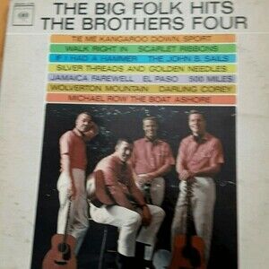 The Brothers Four – The Big Folk Hits LP 1963 Columbia CS 8833 Folk Pop Vinyl